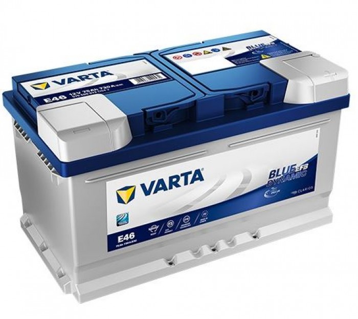 VARTA (BLUE DYNAMIC) DYNAMIC EFB 75h, 730A, E46