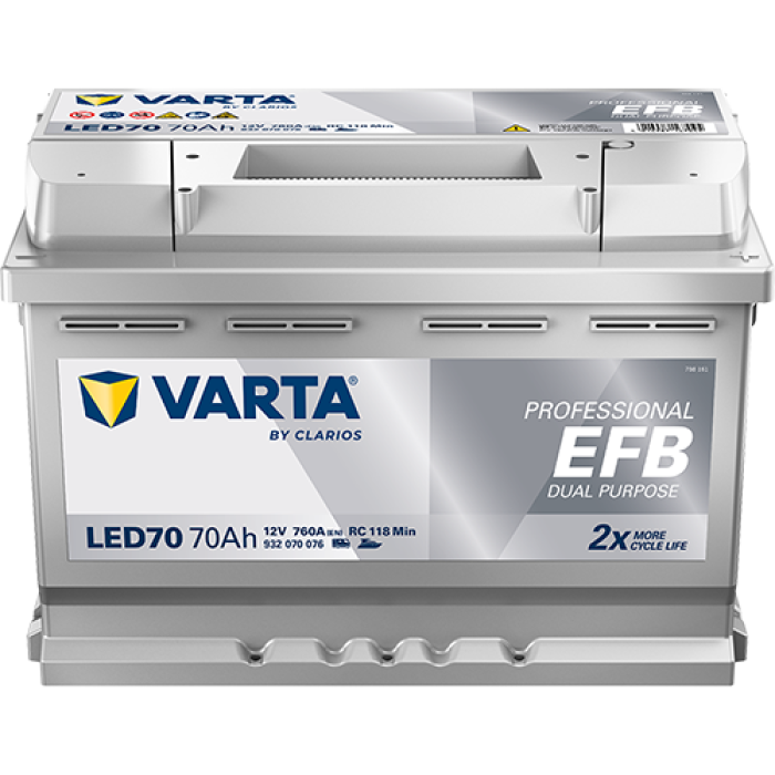 VARTA PROFESSIONAL EFB 70Ah, 760A